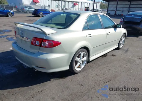 2004 Mazda Mazda6 S z USA, uszkodzony, nr VIN 1YVHP80D145N47359